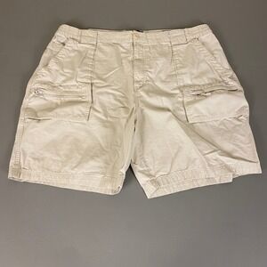 RedHead Cargo Shorts Men's‎ Size 42 *Beige Cotton Blend Lightweight *Stain Flaw*